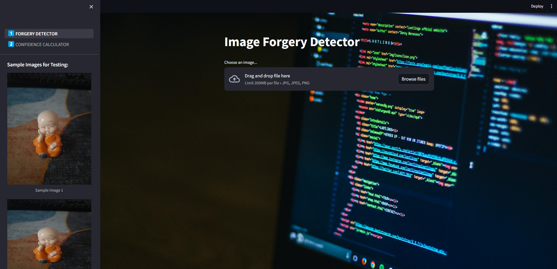 Image of Image Forgery Detector